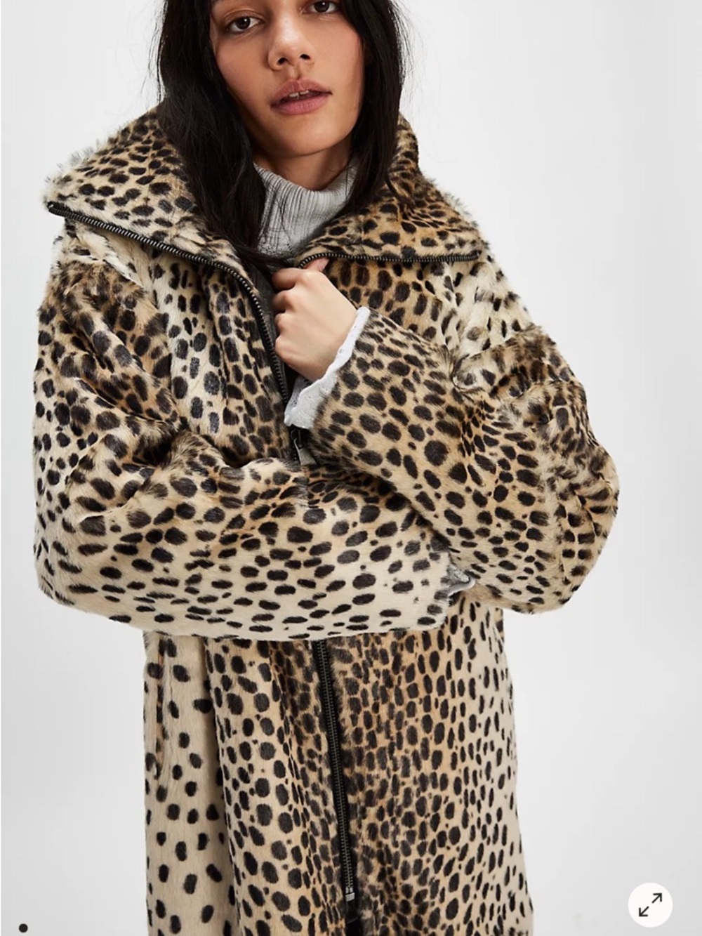 Free People Lana Leopard Duster. NWT. - Picture 7 of 7